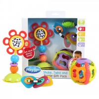 Playgro Baby Shake, Twist, and Rattle Pack for baby
