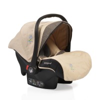 Cangaroo Детско столче за кола 0-13 кг с адаптори Stefanie бежово