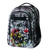 School Backpack 2 in 1 Subway