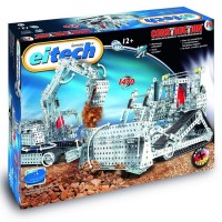 eitech Метален конструктор МЕГА, Булдозер - Багер, 1470 части 
