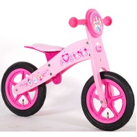 E&L cycles Дървено колело за балансиране Дисни Принцеси, 12 инча 