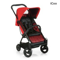 iCoo Бебешка количка Acrobat Fishbone Red