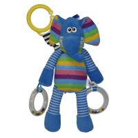 Lorelli Шарена дрънкалка-гризалка Слонче Lorelli Шарена дрънкалка-гризалка Слонче