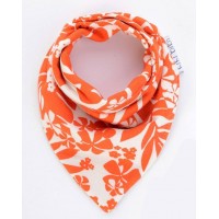 Bandana Bib Orange flowers Bandana Bib Orange flowers