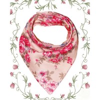 Bandana Bib Pink rose