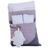 Minene Комплект хавлиена облегалка за количка + протектори за колани 