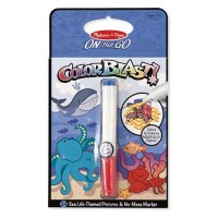 Melissa & Doug Книжка за оцветяване с маркер Морски Свят