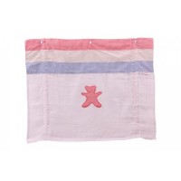 Minene Памучен сенник за автомобил Сиво и червено 