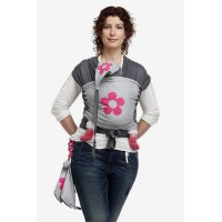 Bykay Слинг-шал дизайн Антрацит с цвете