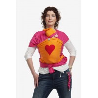 Bykay Слинг-шал дизайн Fuchsia със сърце