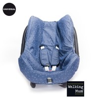 Walking Mum Baby Car Seat Cover Denim collection