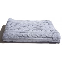 Motherhood Cotton Baby Blanket with Plaits