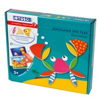 Sepp jeux Magnetic Mosaic iOTOBO Island animals - Polinesia, 50 pcs