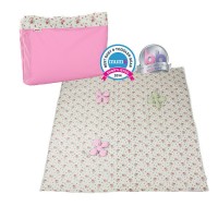 Minene Portable Activity Blanket Pink Flowers