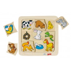 Goki Пъзел "Кой какво яде"