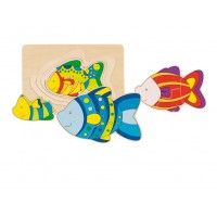 Goki Пъзел с рибка Puzzles Fish 