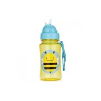 Skip * Hop Детска бутилка със сламка Zoo Пчеличка