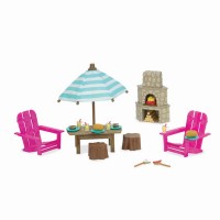 Battat Li’l Woodzeez Outdoor Patio Set 