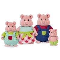 Battat Li’l Woodzeez Pig Family
