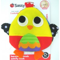 Sassy Играчка-книжка Пиле