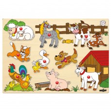 Wooden Puzzle Farm Animals