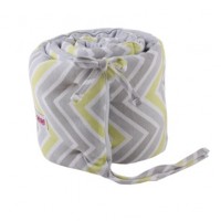 Minene Луксозен спален комплект за люлка зиг-заг лимон