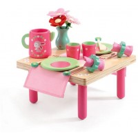 Djeco Детски дървен комплект за обяд Lili Rose 