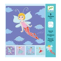 Djeco Шаблони за рисуване феи Djeco Шаблони за рисуване феи