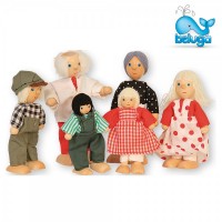 Beluga Set of wooden dolls 6 pcs.