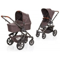 ABC Design Бебешка количка и твърд кош Salsa 4 walnut