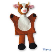 Andreu Toys Hand Puppets Cow 