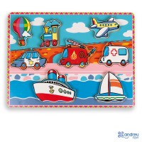 Andreu Toys First Puzzle - Vehicles