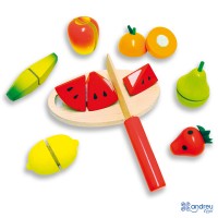 Andreu Toys Плодове за рязане, голям комплект