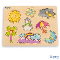 Andreu Toys Puzzle Weather