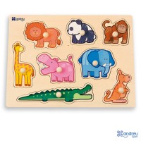 Andreu Toys Puzzle Jungle Animals