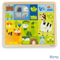 Puzzle 30 piece - Jungle - Andreu Toys