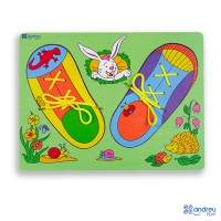 Andreu Toys Puzzle Lacing Shoes