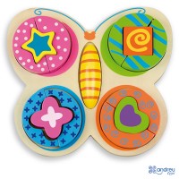 Andreu Toys Puzzle Butterfly