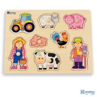 Andreu Toys Пъзел Ферма