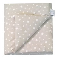 Barbabebe Обиколник бежов с бели звездички