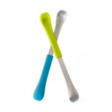 Boon Swap Baby Utensils, 2-Pack Green/Blue