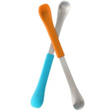 Boon Swap Baby Utensils 2-Pack Orange/Blue