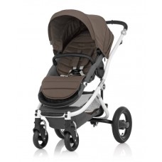 Britax Affinity Stroller Fossil Brown-White Britax Affinity Stroller Fossil Brown-White