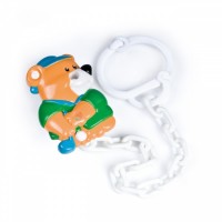 Canpol Клипс за залъгалка със синджир 3D животни