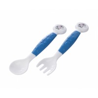 Canpol Прибори за хранене - гъвкави вилица и лъжичка 12м+