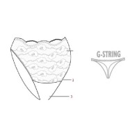 Carriwell Дантелени еластични бикини за бременни 