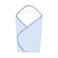 Ceba Baby Бебешко одеяло за повиване и изписване Stars Blue