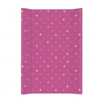 Ceba Baby Hard Changing Mat Stars Dark Pink