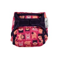 Close Parent Single Printed Nappy Edie Monster