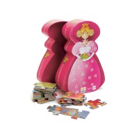 Djeco Silhouette Puzzle: Princess And Frog